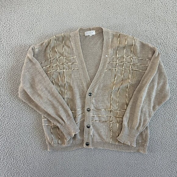 Made in Italy Linen Cardigan Womens Art to Wear Lagenlook Boho Coastal - Picture 9 of 16